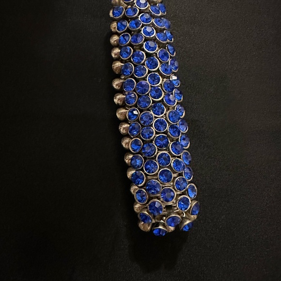 💙Blue Rhinestone Stretch Bracelet💙 - Picture 3 of 6